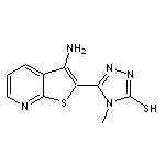 5-(3-aminothieno[2,3-b]pyridin-2-yl)-4-methyl-4H-1,2,4-triazole-3-thiol