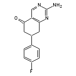 2-amino-7-(4-fluorophenyl)-7,8-dihydroquinazolin-5(6H)-one