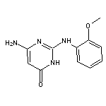 6-amino-2-[(2-methoxyphenyl)amino]pyrimidin-4(3H)-one