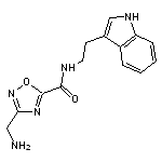 3-(aminomethyl)-N-[2-(1H-indol-3-yl)ethyl]-1,2,4-oxadiazole-5-carboxamide