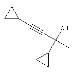 2,4-dicyclopropylbut-3-yn-2-ol