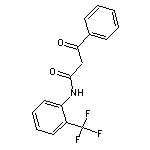 3-oxo-3-phenyl-N-[2-(trifluoromethyl)phenyl]propanamide