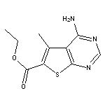 ethyl 4-amino-5-methylthieno[2,3-d]pyrimidine-6-carboxylate