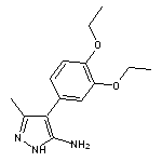 4-(3,4-diethoxyphenyl)-3-methyl-1H-pyrazol-5-amine HCl