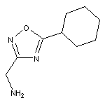 (5-cyclohexyl-1,2,4-oxadiazol-3-yl)methylamine