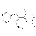 2-(2,5-dimethylphenyl)-8-methylimidazo[1,2-a]pyridine-3-carbaldehyde