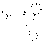 ({[benzyl(thien-2-ylmethyl)amino]carbonothioyl}amino)acetic acid