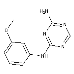 N-(3-methoxyphenyl)-1,3,5-triazine-2,4-diamine