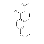 3-amino-3-(4-isopropoxy-2-methoxyphenyl)propanoic acid