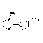 4-[5-(chloromethyl)-1,2,4-oxadiazol-3-yl]-1,2,5-oxadiazol-3-amine