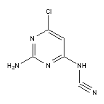 N-(2-amino-6-chloro-4-pyrimidinyl)cyanamide