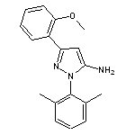 1-(2,6-dimethylphenyl)-3-(2-methoxyphenyl)-1H-pyrazol-5-amine