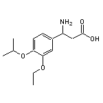 3-amino-3-(3-ethoxy-4-isopropoxyphenyl)propanoic acid