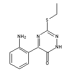 5-(2-aminophenyl)-3-(ethylthio)-1,2,4-triazin-6(1H)-one