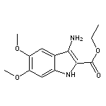 ethyl 3-amino-5,6-dimethoxy-1H-indole-2-carboxylate