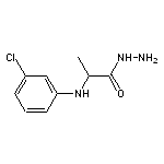 2-[(3-chlorophenyl)amino]propanohydrazide