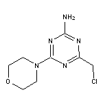 4-(chloromethyl)-6-morpholin-4-yl-1,3,5-triazin-2-amine