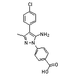 4-[5-amino-4-(4-chlorophenyl)-3-methyl-1H-pyrazol-1-yl]benzoic acid