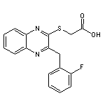 {[3-(2-fluorobenzyl)quinoxalin-2-yl]thio}acetic acid