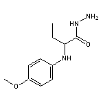 2-[(4-methoxyphenyl)amino]butanohydrazide