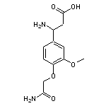 3-amino-3-[4-(2-amino-2-oxoethoxy)-3-methoxyphenyl]propanoic acid