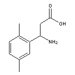 3-amino-3-(2,5-dimethylphenyl)propanoic acid