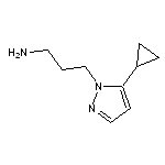 3-(5-cyclopropyl-1H-pyrazol-1-yl)propan-1-amine