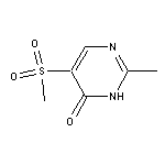 2-methyl-5-(methylsulfonyl)-4(3H)-pyrimidinone