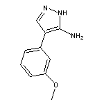 4-(3-methoxyphenyl)-1H-pyrazol-5-amine