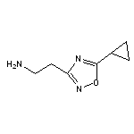 2-(5-cyclopropyl-1,2,4-oxadiazol-3-yl)ethanamine HCl