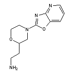 2-(4-[1,3]oxazolo[4,5-b]pyridin-2-ylmorpholin-2-yl)ethanamine 2HCl