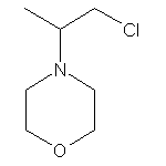 4-(2-chloro-1-methylethyl)morpholine HCl