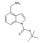 tert-butyl 4-(aminomethyl)-1H-indole-1-carboxylate HCL