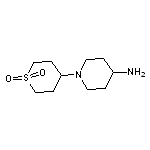 1-(1,1-dioxidotetrahydro-2H-thiopyran-4-yl)piperidin-4-amine 2HCL