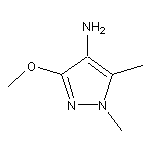 3-methoxy-1,5-dimethyl-1H-pyrazol-4-amine hydrochloride HCl