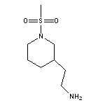 2-[1-(methylsulfonyl)piperidin-3-yl]ethanamine HCl