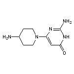 2-amino-6-(4-aminopiperidin-1-yl)pyrimidin-4(3H)-one 2HCL