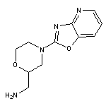 (4-[1,3]oxazolo[4,5-b]pyridin-2-ylmorpholin-2-yl)methylamine 2HCl