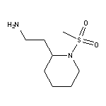 2-[1-(methylsulfonyl)piperidin-2-yl]ethanamine HCl