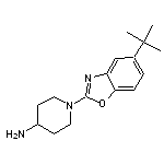 1-(5-tert-butyl-1,3-benzoxazol-2-yl)piperidin-4-amine HCl