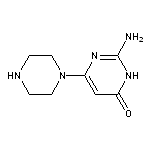 2-amino-6-piperazin-1-ylpyrimidin-4(3H)-one 2HCL