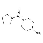 1-(pyrrolidin-1-ylcarbonyl)piperidin-4-amine HCL