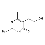 2-amino-5-(2-hydroxyethyl)-6-methylpyrimidin-4(3H)-one