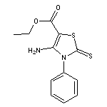 ethyl 4-amino-3-phenyl-2-thioxo-2,3-dihydro-1,3-thiazole-5-carboxylate