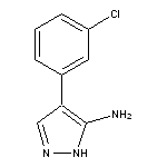 4-(3-chlorophenyl)-1H-pyrazol-5-amine