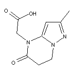 (2-methyl-5-oxo-6,7-dihydropyrazolo[1,5-a]pyrimidin-4(5H)-yl)acetic acid