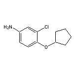 3-chloro-4-(cyclopentyloxy)aniline HCl