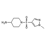 1-[(1-methyl-1H-pyrazol-4-yl)sulfonyl]piperidin-4-amine