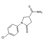 1-(4-chlorophenyl)-5-oxo-3-pyrrolidinecarboxamide