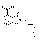 2-(3-morpholin-4-ylpropyl)-1-oxo-1,2,3,6,7,7a-hexahydro-3a,6-epoxyisoindole-7-carboxylic acid